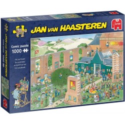 Jumbo - Puzzle 1000 pièces - Le marché de l'art - Jan Van Haasteren