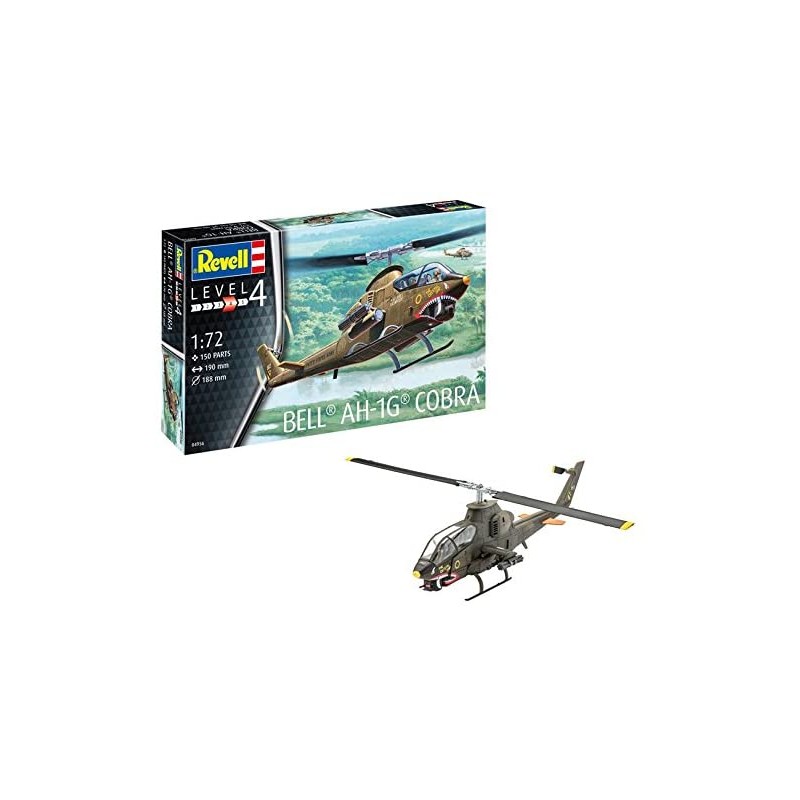 Revell - 04956 - Maquette hélicoptère - Bell Ah-1G Cobra