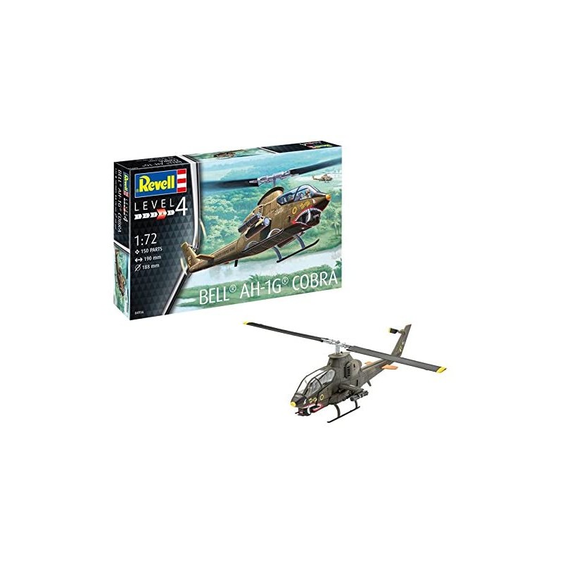 Revell - 04956 - Maquette hélicoptère - Bell Ah-1G Cobra