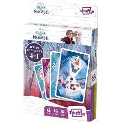 Jeu de société - Jeu de 4 en 1 - Jeu de 7 famille et actions - La Reine des neiges