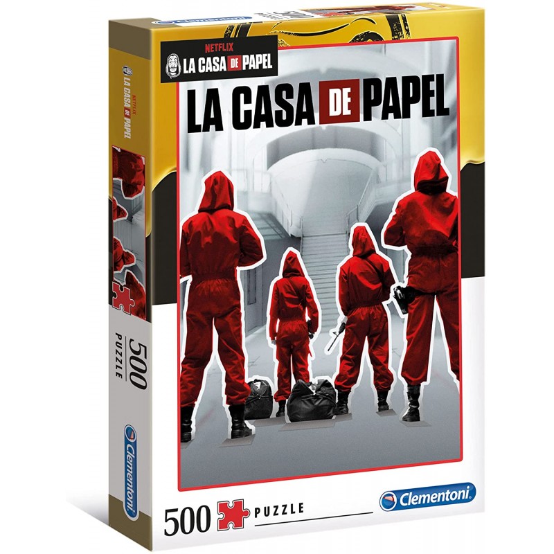 Clementoni - Puzzle 500 pièces - La Casa de Papel