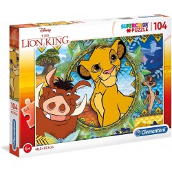 Clementoni - Puzzle 104 pièces - Le Roi Lion