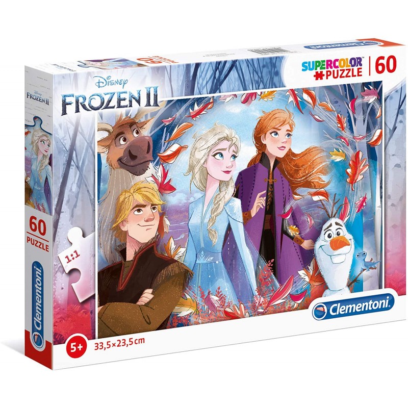 Clementoni - Puzzle 60 pièces - Disney - La Reine des Neiges