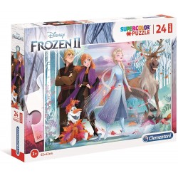 Clementoni - Puzzle 24 pièces - Disney - La Reine des Neiges