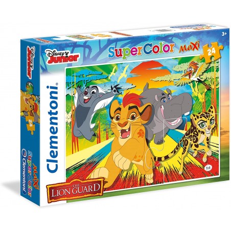 Clementoni - Puzzle 24 pièces - La garde du Roi Lion