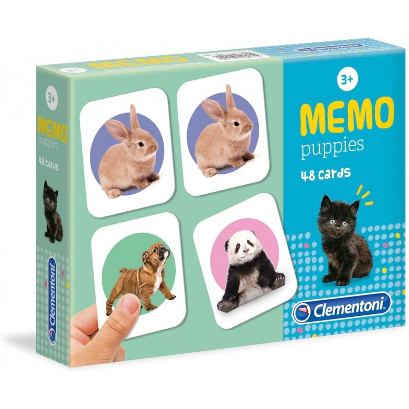 Clementoni - Jeu de société - Mémory - Bébés animaux