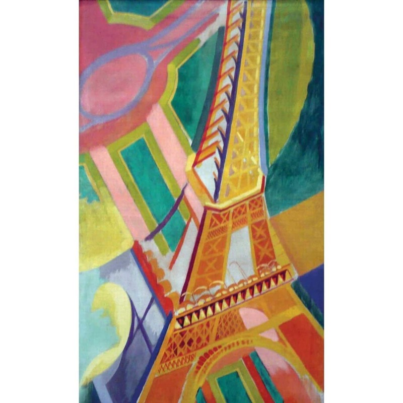 Michèle Wilson - Puzzle d'art en bois - 150 pièces - Tour Eiffel - Delaunay