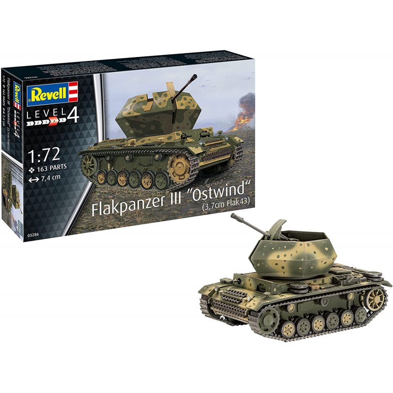 Revell - 3286 - Maquettes militaires - Flakpanzer IIIostwind