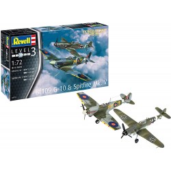 Revell - 3710 - Maquette Avion - Set combat bf109g-10 and spitfire