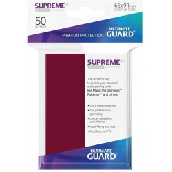 Ultimate Guard - Blister de 50 sleeves Supreme UX taille standard - Bourgogne