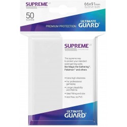 Ultimate Guard - Blister de 50 sleeves Supreme UX taille standard - Blanc