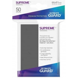 Ultimate Guard - Blister de 80 sleeves Supreme UX - Taille standard - Gris foncé