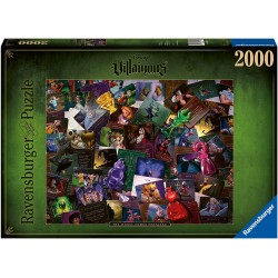 Ravensburger - Puzzle 2000 pièces - Les Méchants Disney (Collection Disney Villainous)