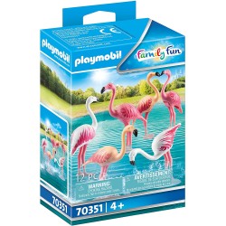 Playmobil - 70351 - Family Fun - Groupe de flamants roses