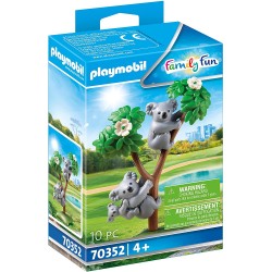 Playmobil - 70352 - Family Fun - Couple de Koalas avec bébé
