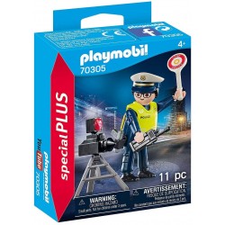 Playmobil - 70305 - Special Plus - Policier avec radar