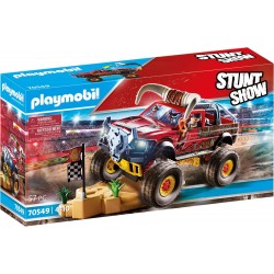 Playmobil - 70549 - Stuntshow - 4x4 de cascade Taureau