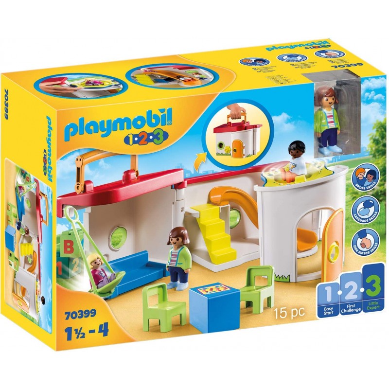 Playmobil - 70399 - 1.2.3 - Garderie transportable