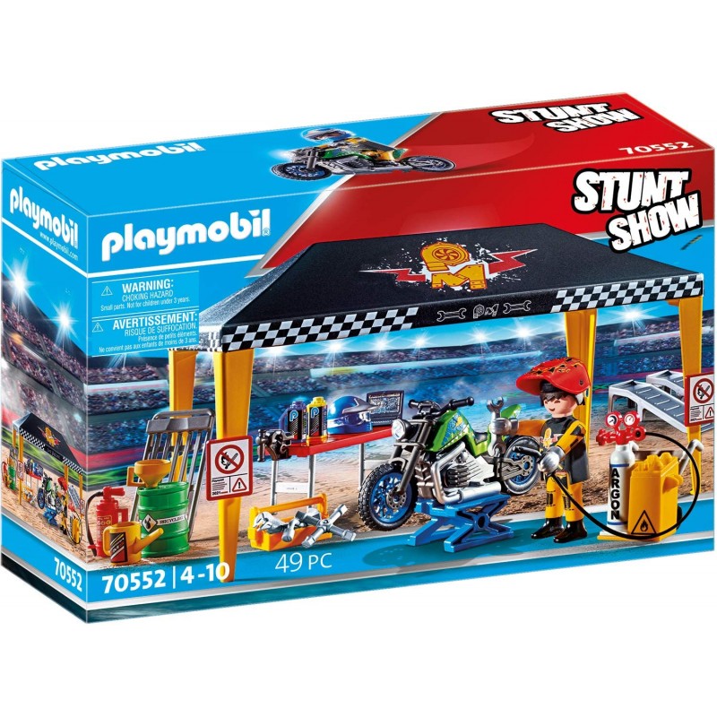 Playmobil - 70552 - Stuntshow - Atelier de réparation