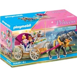 Playmobil - 70449 - Le Palais de princesses - Calèche et couple royal