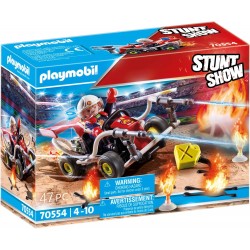 Playmobil - 70554 - Stuntshow - Véhicule et pompier