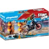 Playmobil - 70553 - Stuntshow - Pilote moto et mur de feu