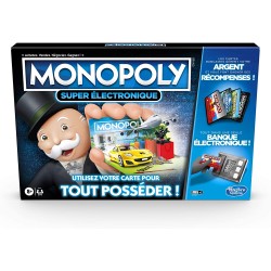 Hasbro - Jeu de société - Monopoly - Super électronique