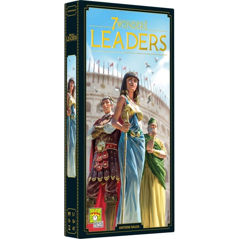 Asmodee - Jeu de société - 7 wonders - Extension Leaders