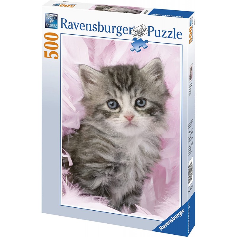 Ravensburger - Puzzle 500 pièces - Douceur de chaton