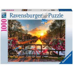 Ravensburger - Puzzle 1000 pièces - Vélos à Amsterdam