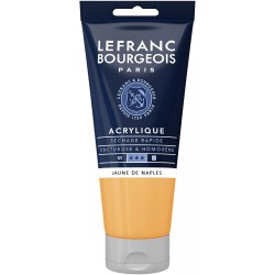 Lefranc Bourgeois - Peinture acrylique fine - 80ml - Jaune de Naples