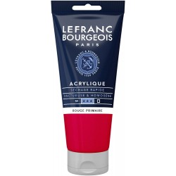Lefranc Bourgeois - Peinture acrylique fine - 80ml - Rouge primaire