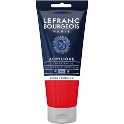 Lefranc Bourgeois - Peinture acrylique fine - 80ml - Rouge vermillon