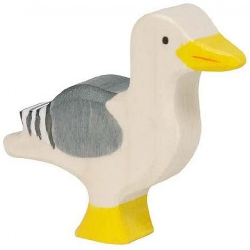 Holztiger - Figurine animal en bois - Mouette