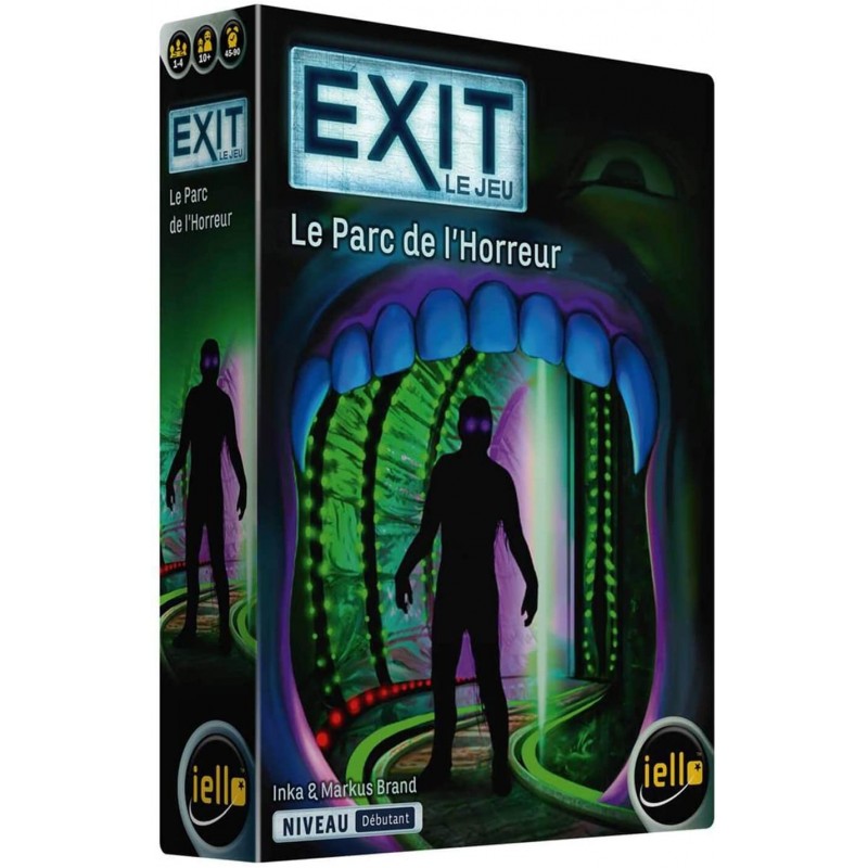 Iello - Jeu de société - Escape game - Exit Le Parc de l'Horreur