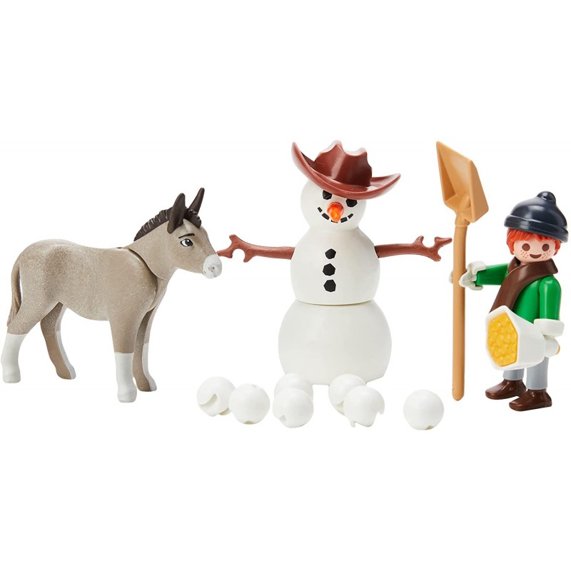 Playmobil - 70398 - Spirit - La Meche et Monsieur Carotte en hiver