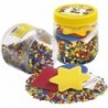 Hama - Perles - 2052 - Taille Midi - Pot jaune 4000 perles avec 3 plaques