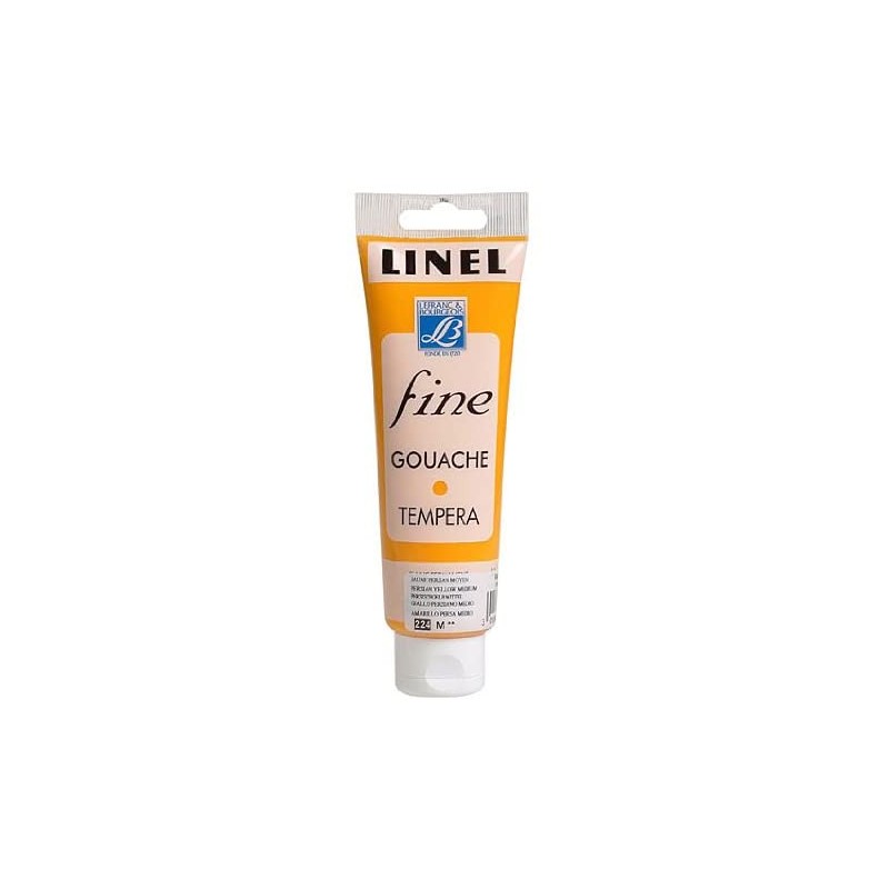 Lefranc Bourgeois - Peinture gouache - Etude Linel - 120 ml - Ocre jaune