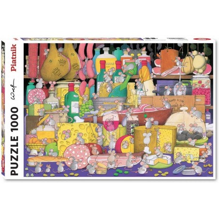 Piatnik - Puzzle - 1000 pièces - Fête des souris