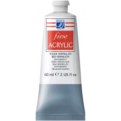 Lefranc Bourgeois - Peinture acrylique - 60ml - Rouge cadmium clair