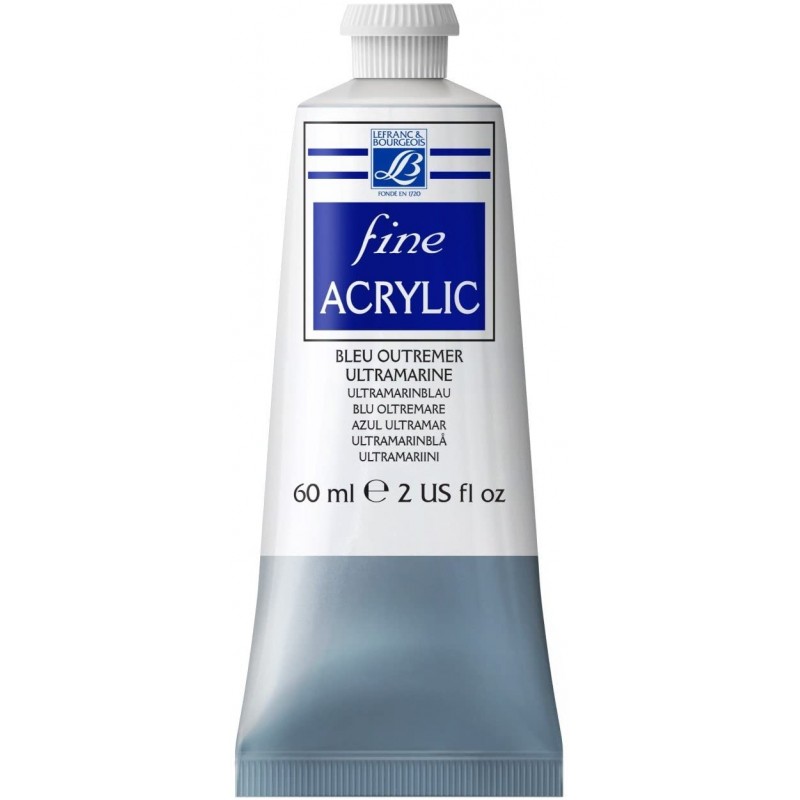 Lefranc Bourgeois - Peinture acrylique - 60ml - Bleu pourpre