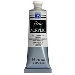 Lefranc Bourgeois - Peinture acrylique - 60ml - Vert émeraude