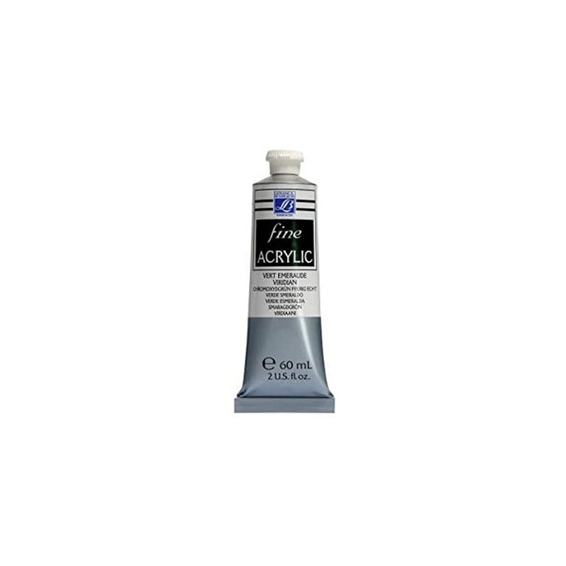 Lefranc Bourgeois - Peinture acrylique - 60ml - Vert émeraude