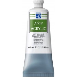 Lefranc Bourgeois - Peinture acrylique - 60ml - Vert brillant