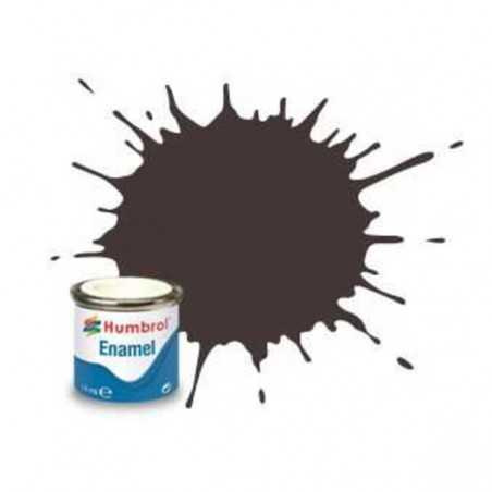 Humbrol - Enamel H173 - Peinture - Brun rail mat - 14 ml