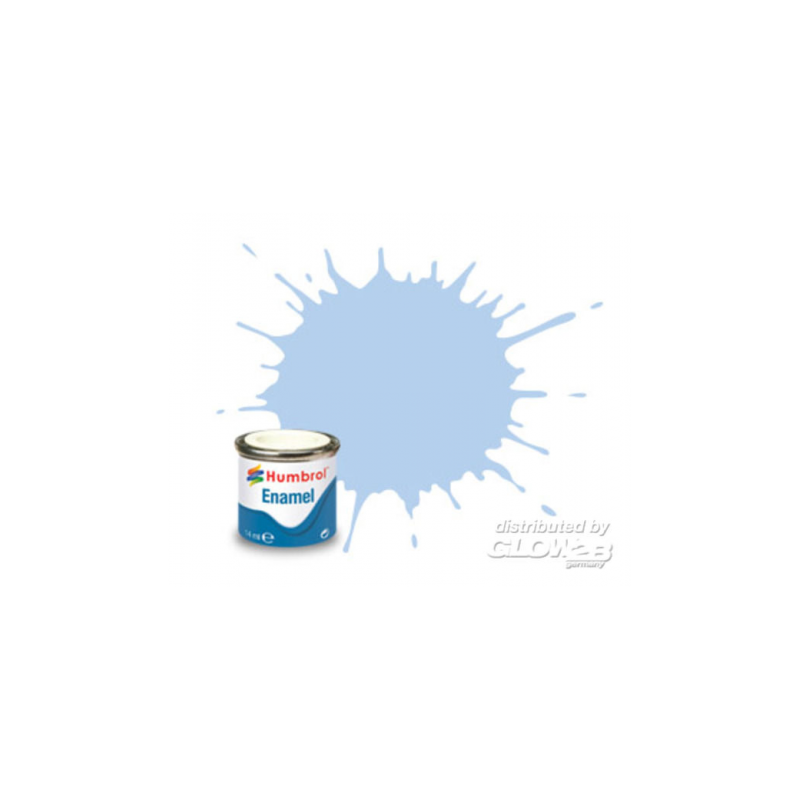 Humbrol - Enamel H44 - Peinture - Bleu pastel mat - 14 ml