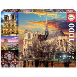 Educa - Puzzle 1000 pièces - Mosaique de Notre-Dame