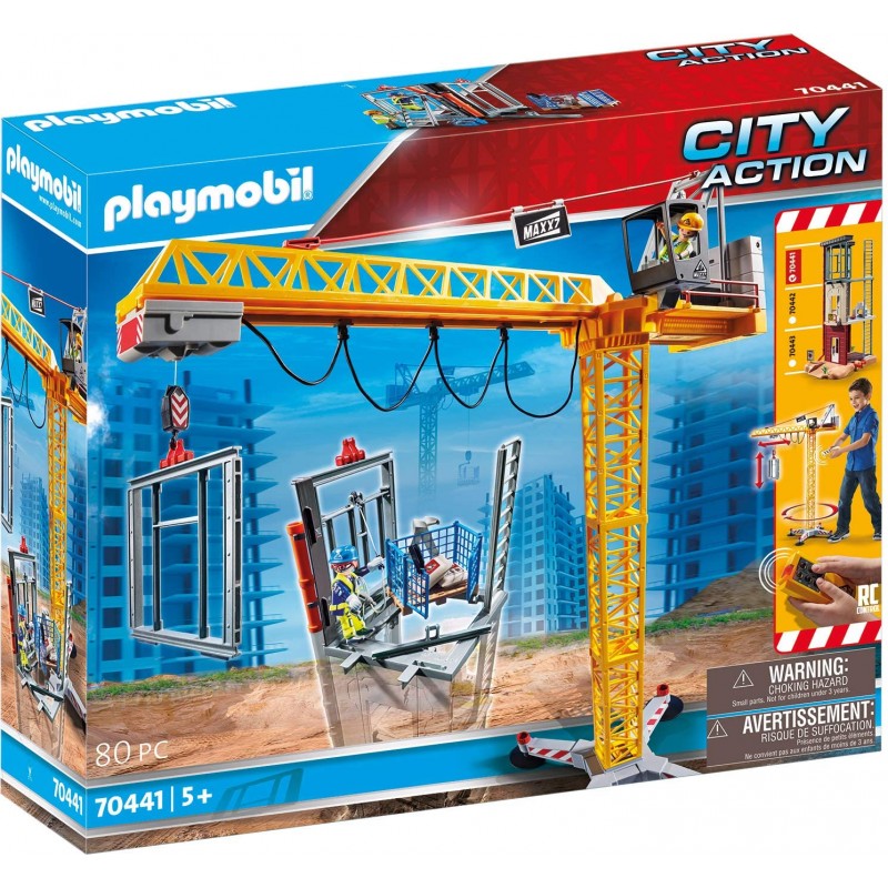 Playmobil - 70441 - City Life - Grue radio-commandée