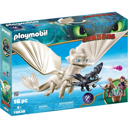 Playmobil - 70038 - Dragons - Furie éclair et bébé dragon avec enfants