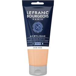 Lefranc Bourgeois - Peinture acrylique fine - 80ml - Ocre rose